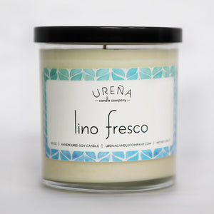 Lino Fresco • Fresh Linen • Handmade Soy Candle • 8.5oz