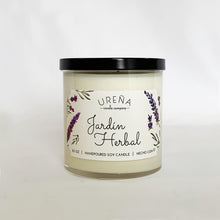 Load image into Gallery viewer, Jardin Herbal • Lavender, Rosemary &amp; Sage • Handmade Soy Candle • 8.5oz