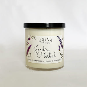 Jardin Herbal • Lavender, Rosemary & Sage • Handmade Soy Candle • 8.5oz