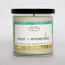 Load image into Gallery viewer, Mar + Minerales • Sea Minerals • Handmade Soy Candle • 8.5oz