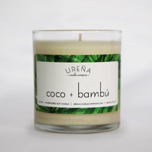 Load image into Gallery viewer, Coco + Bambú • Coconut &amp; Bamboo • Handmade Soy Candle • 8.5oz