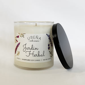 Jardin Herbal • Lavender, Rosemary & Sage • Handmade Soy Candle • 8.5oz