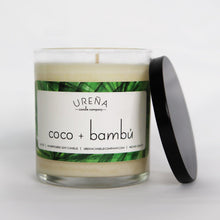 Load image into Gallery viewer, Coco + Bambú • Coconut &amp; Bamboo • Handmade Soy Candle • 8.5oz