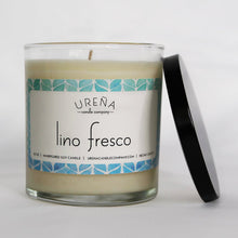 Load image into Gallery viewer, Lino Fresco • Fresh Linen • Handmade Soy Candle • 8.5oz