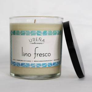 Lino Fresco • Fresh Linen • Handmade Soy Candle • 8.5oz