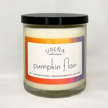 Load image into Gallery viewer, Pumpkin Flan • Pumpkin Souffle • Handmade Soy Candle • 8.5oz