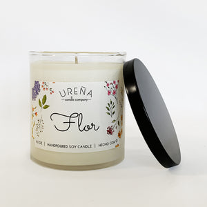 Flor • Calla Lilly • Handmade Soy Candle • 8.5oz