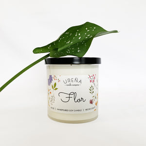 Flor • Calla Lilly • Handmade Soy Candle • 8.5oz