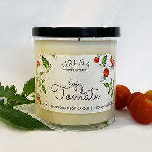 Hoja de Tomate • Tomato Leaf • Handmade Soy Candle • 8.5oz