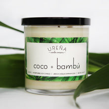 Load image into Gallery viewer, Coco + Bambú • Coconut &amp; Bamboo • Handmade Soy Candle • 8.5oz