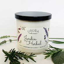 Load image into Gallery viewer, Jardin Herbal • Lavender, Rosemary &amp; Sage • Handmade Soy Candle • 8.5oz