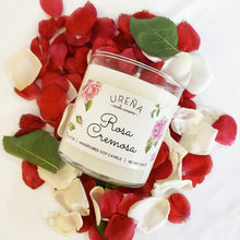 Load image into Gallery viewer, Rosa Cremosa • Rose Petal Gelato • Handmade Soy Candle • 8.5oz